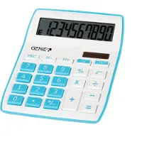 Genie 840 B - Skrivebordskalkulator - solpanel, batteri