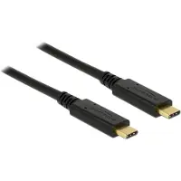 DeLOCK USB 3.1 Gen 2 USB Type-C til USB Type-C-kabel med E-Marker, 1 m