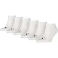 Puma Sneaker Socks Unisex (6-Pack), Clothing, White, 39-42