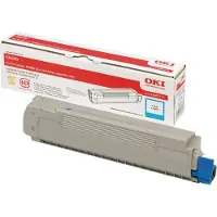 OKI - Cyan - original - tonerpatron - for C8600cdtn, 8600dn, 8600n, 8800cdtn, 8800dn, 8800n