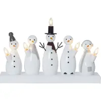 Star Trading Lysestake Snowman 21 cm