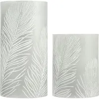 Pauleen Cosy Feather Candle LED-lys, sett med 2 stk