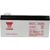 Yuasa NP3.2-12 Blybatteri 12 V 3.2 Ah Blyfleece (B x H x T) 134 x 64 x 67 mm Fladstik 4,8 mm Vedligeholdelsesfri