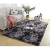 Strado Ombre Shaggy barneppeppe 200x290 OmbreGrey (mørk grå) universell