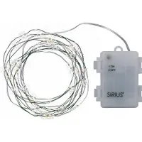 Sirius Home Sirius Nynne Snefnug Lyskæde - 40 LED - Klar/Grøn