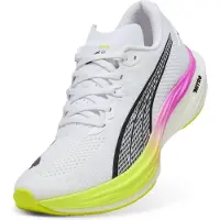 Puma Deviate NITRO 3 Running Shoes Men, Shoes, White/Yellow Alert/Pure Magenta, 42