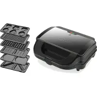 Eta Sorento Plus 5151 90000 - Sandwich maker / waffle maker / panini maker / pancake maker / cookie maker / grill - 900 W - svart