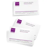 Sigel DP839 - Mikroperforert - sterkt hvitt - 85 x 55 mm - 200 g/m² - 150 kort (15 ark x 10) visittkort