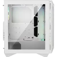 MSI MPG GUNGNIR 110R - Mid tower - ATX - sidepanel med vindu (herdet glass) - ingen strømforsyning (ATX) - hvit - USB/lyd