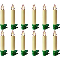 Krinner Lumix Superlight Flame Mini Ivory 12 Pieces Set Lyspære