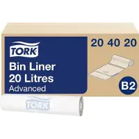 Tork Affaldspose 20 ltr til Affaldsspand B2,10 rl x100 stk/krt