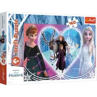 Trefl Puzzle - Frozen - Joyful moments (160 pieces) 2D Puslespill