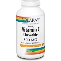 Solaray Vitamin C 500 Mg Appelsin 100 Enheter
