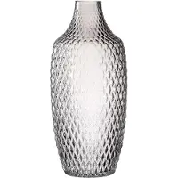 Leonardo Poesia, Flaske-formet Vase, Glass, Grå, Bord, Innendørs, 300 mm