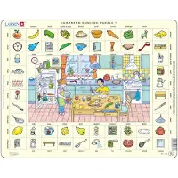 Larsen Puzzles Learning english in the kitchen