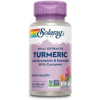 Solaray With Bromelain And Boswellia Osteo-articular Support Kapsler Gurkemeie 60 Enheter