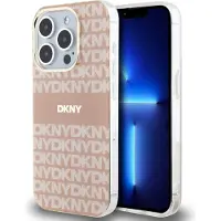 DKNY IML Mono & Stripe MagSafe-etui for iPhone 13 Pro / 13 - rosa