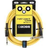 Hugo Boss 10ft Angled/Straight Instrument Cable - Yellow