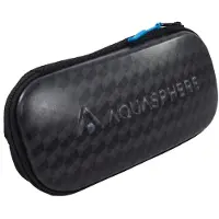 Aqua sphere Maske Etui - 25x12 cm - Black/Light Blue - - OneSize - Oppbevaring