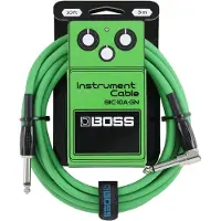 Hugo Boss 10ft Angled/Straight Instrument Cable - Green