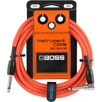 Hugo Boss 10ft Angled/Straight Instrument Cable - Orange