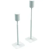 FLEXSON 10391485, Gulv, Akrylonitril-butadien-styren (ABS), Stål, Hvit, Frittstående, 1 ben, Sonos Era 100, Arc, Beam, Ray, Sub, Sub-Mini?