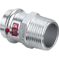 Viega Prestabo overgang 35 x 1 muffe/nippel forzinket stål