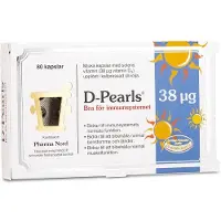 Pharma Nord D-Pearls Vitamin D3, 80 kapsler