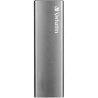 Verbatim Vx500 - SSD - 480 GB - ekstern (bærbar) - USB 3.1 Gen 2 (USB-C kontakt) - romgrå