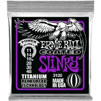 Ernie Ball 3120 Power Slinky Coated Titanium Set 11-48