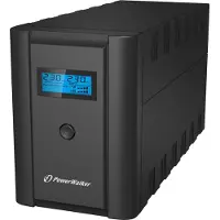BlueWalker PowerWalker VI 2200 LCD/IEC - UPS - AC 230 V - 1200 watt - 2200 VA - 9 Ah - USB - utgangskontakter: 6 - svart