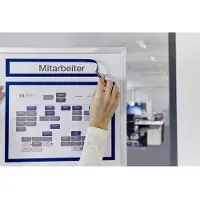 MAGNETOPLAN 1131803 Magnetramme Blå A3 lodret, A4 liggende