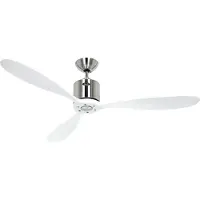 CasaFan Takvifte AEROPLAN ECO, krom/hvit, Ø 132 cm, stillegående