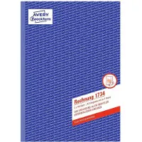 Avery Zweckform - Fakturaskjema - 40 ark - A4 (210 x 297 mm) - dublett - karbonfri