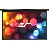 Elite Screens Elite Spectrum Series Electric125H - Projeksjonsskjerm - takmonterbar, veggmonterbar - motorisert - 125 (318 cm) - 16:9 - Matte White - svart
