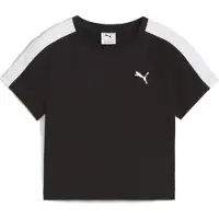 Puma T7 Baby Tee Women, Clothing, Black, XL