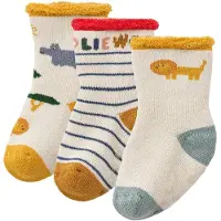 Liewood Sokker - 3-pack - Eloy - Safari/Sandy Mix - - 19/21 - Sokker