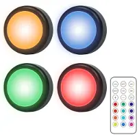 INF Spotlights 13 farger dimmer fjernkontroll 4 -pakning
