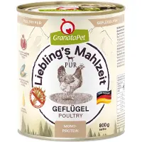 Granatapet Økonomipakke Liebling's Måltid PUR 24 x 800 g - Fjærkre