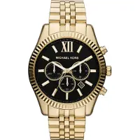 Michael Kors Lexington Kronograf Gullfarget armbånd Herreklokke MK8286