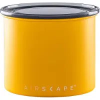 Airscape aromabeholder i rustfritt stål, liten, matt gul