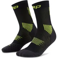 Cep Core Run Socks Mid Cut 5.0, løpesokker, herre, svart/grønn