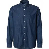 Selected Regcarlo Denim Skjorte Med Lange Ermer