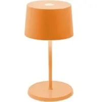 Zafferano Olivia mini 3K bordlampe oransje