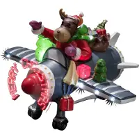 Konstsmide Elg i fly Juledekorasjon 3xAA