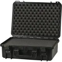 Raaco FlightCase 4, Sort, Polypropylen (PP), Motstandsdyktig mot kjemikalier, Kuldebestandig, Støvresistent, Vanntett, 464 mm, 366 mm, 176 mm
