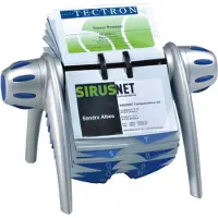 Durable Visifix flip, Blå, Sølv, 400 kort, 104 x 72 mm, 215 mm, 185 mm, 120 mm