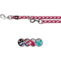 Trixie Cavo Reflect justerbar line, S–M: 2.00 m/ø 12 mm, fuchsia