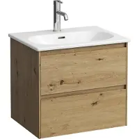 Laufen Møbelpakke LUA wild oak 600x455x525mm