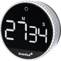 Levenhuk Weezer Tick H20, Daglig tidtaker, Sort, Grå, Digitalt, Knapper, Plast, 99 min